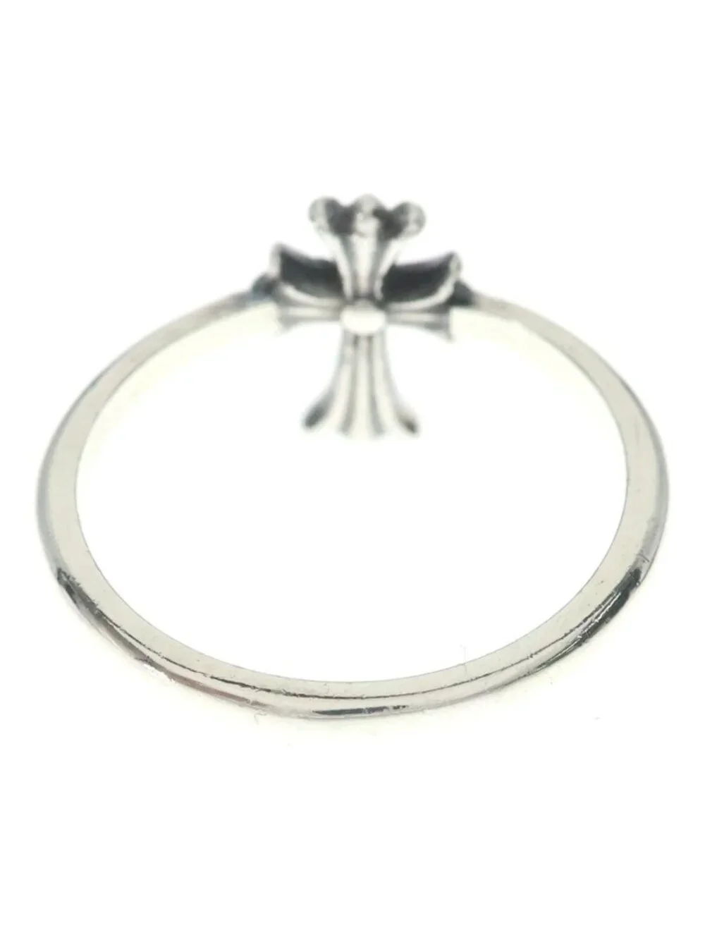 Chrome Hearts Bubblegum CH Cross Ring Silver